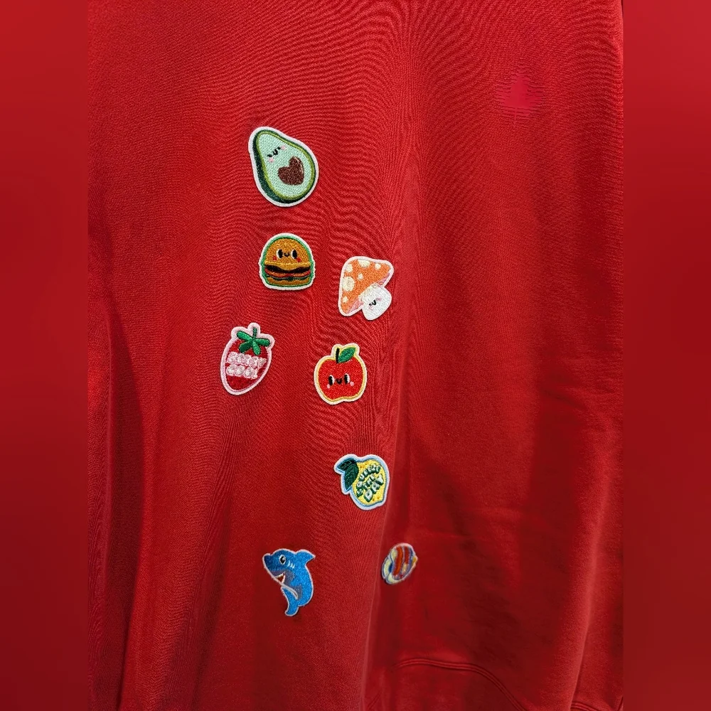 Lululemon Red Upcycled Crewneck Sweatshirt – One of a Kind - Picture 3 of 8